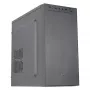 Aerocool CS108BKV1 Kompaktes Micro ATX PC-Gehäuse Aluminium Gebürstet 80-mm-Lüfter Schwarz