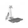 ICY BOX IB-MS600-W 61 cm (24 Zoll) Wandhalterung Grau, Silber, Weiß