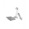ICY BOX IB-MS600-W 61 cm (24 Zoll) Wandhalterung Grau, Silber, Weiß