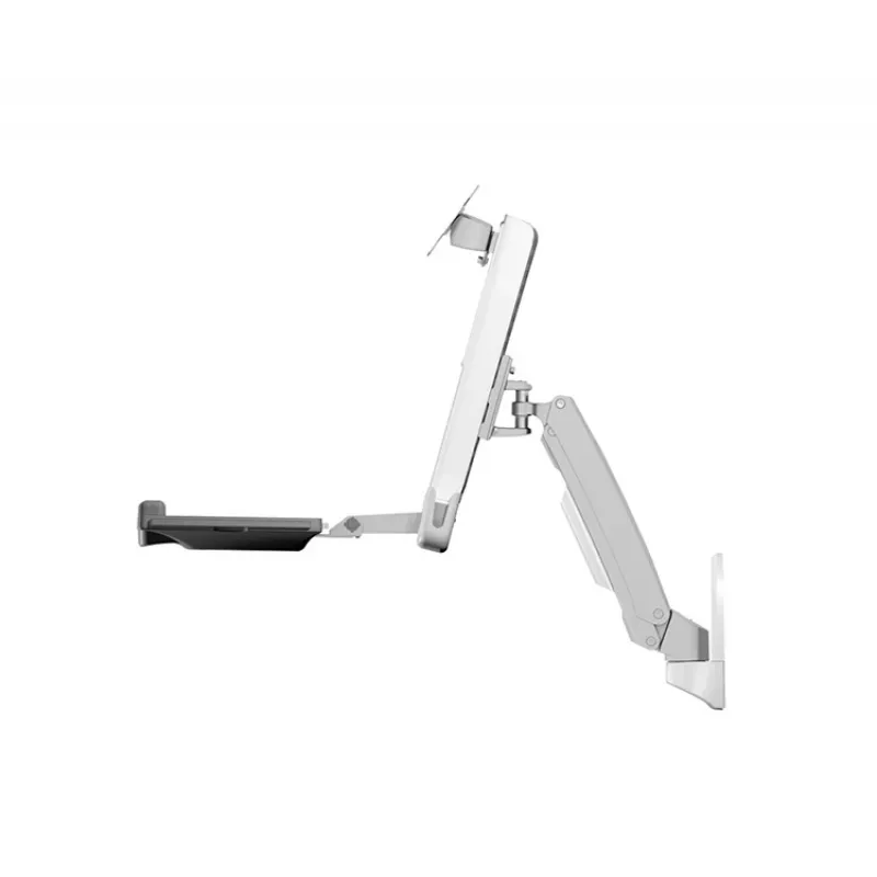 ICY BOX IB-MS600-W 61 cm (24 Zoll) Wandhalterung Grau, Silber, Weiß