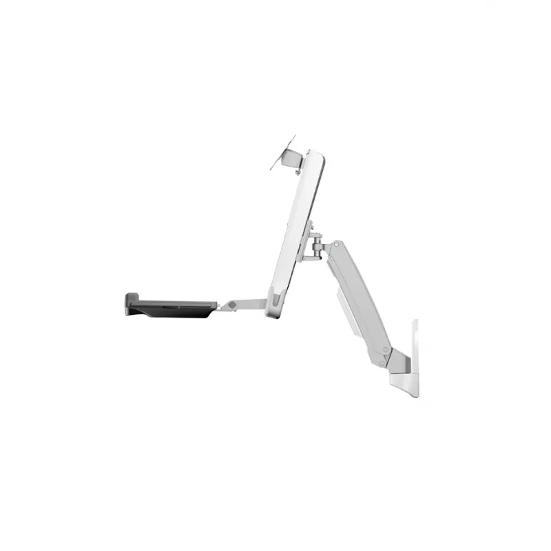 ICY BOX IB-MS600-W 61 cm (24 Zoll) Wandhalterung Grau, Silber, Weiß