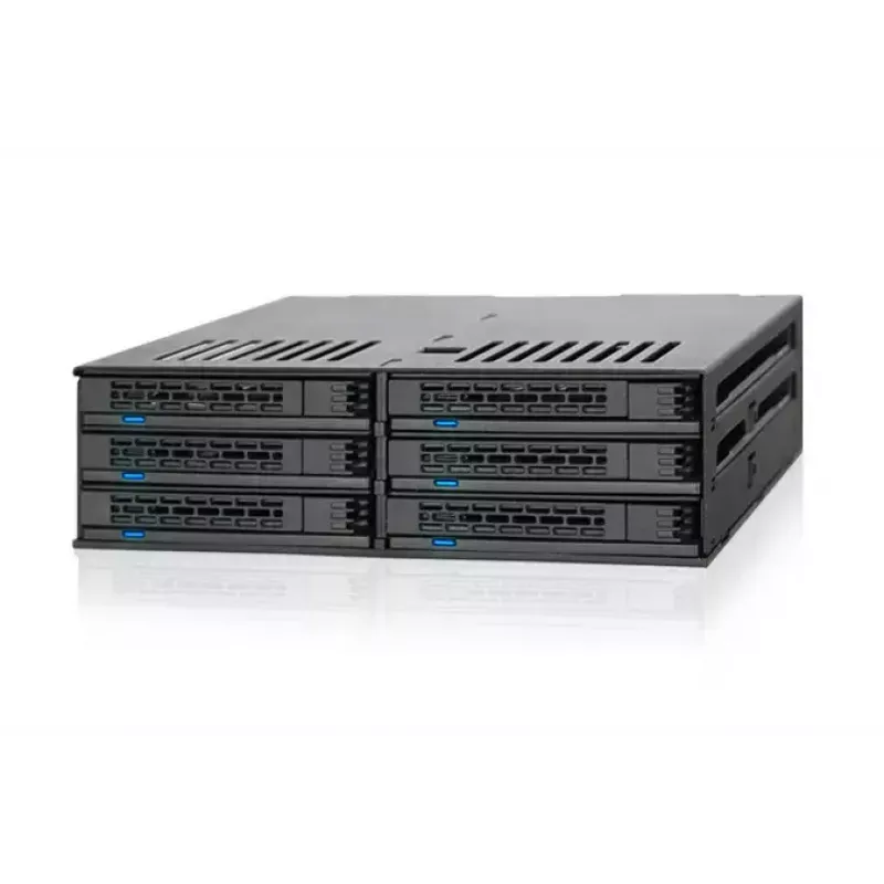 Disk Array Icy Dock MB326SP-B 0 TB Rack 1U Schwarz