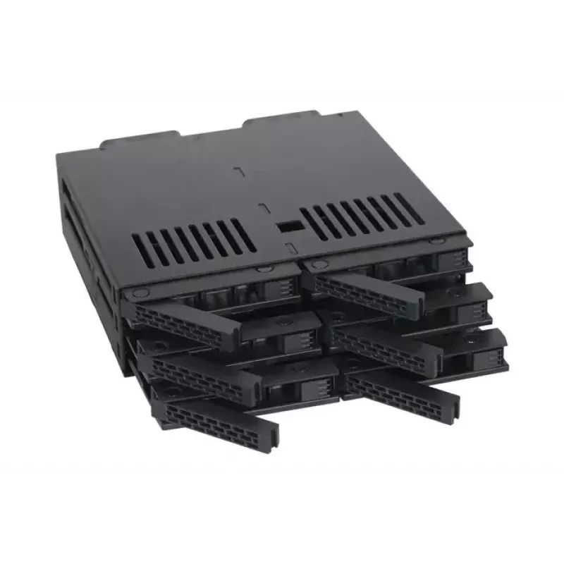 Disk Array Icy Dock MB326SP-B 0 TB Rack 1U Schwarz