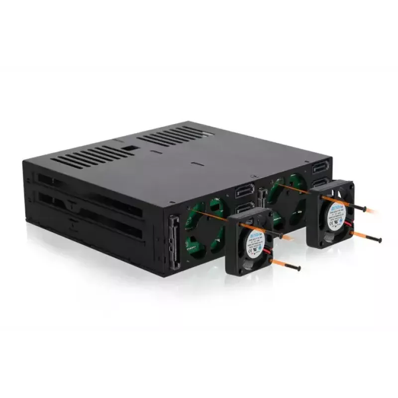 Disk Array Icy Dock MB326SP-B 0 TB Rack 1U Schwarz