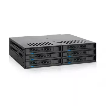 Disk Array Icy Dock MB326SP-B 0 TB Rack 1U Schwarz
