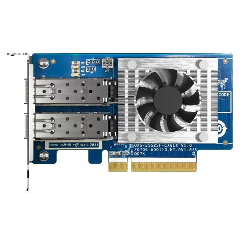 QNAP QXG-25G2SF-CX6 Netzwerkkarte Intern Fiber 25000 Mbit/s