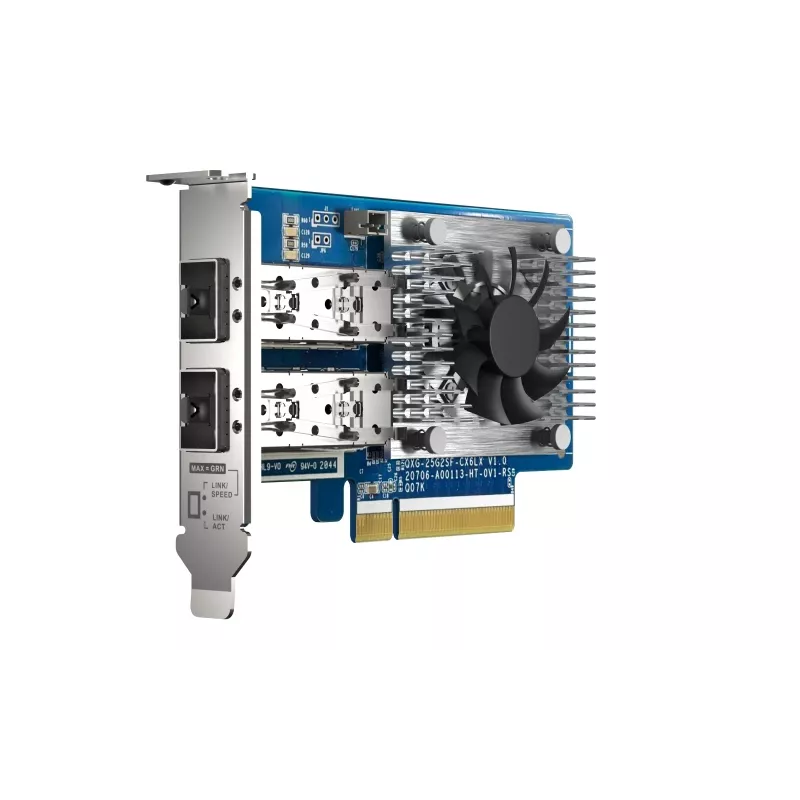 QNAP QXG-25G2SF-CX6 Netzwerkkarte Intern Fiber 25000 Mbit/s
