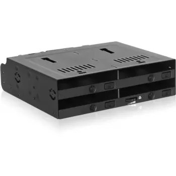 Wechselrahmen Icy Dock MB014SP-B R1 schwarz – 1x 3,5-Zoll-SATA-Laufwerksschacht, Hot-Swap-kompatibel