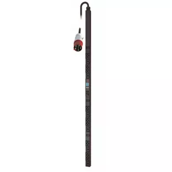 APC NetShelter Metered Rack PDU, 0U, 3PH, 22kW 230V 32A oder 17,3kW 230V 24A, x30 C13 und x12 C19 Steckdosen, IEC 309 3P+N+PE Kabel