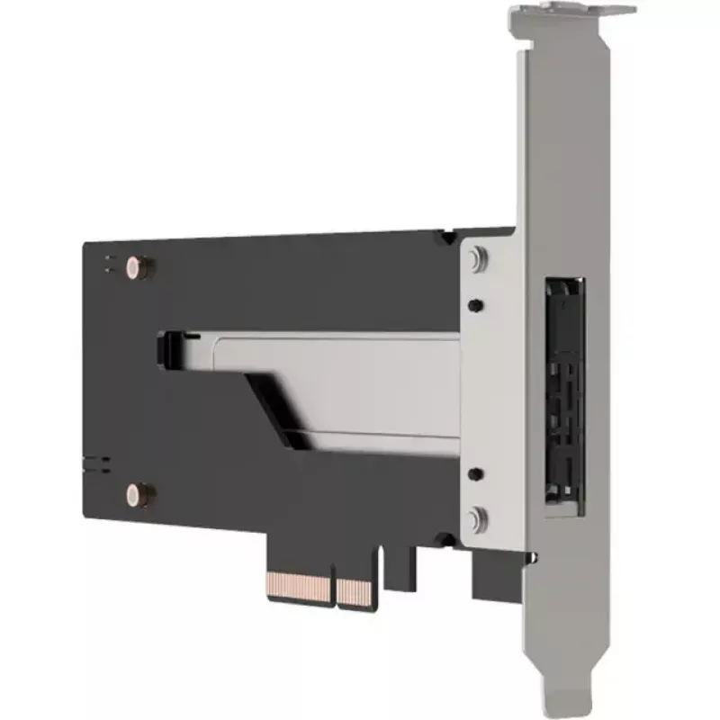PCIe NVMe M.2-Adapterkarte Icy Dock MB840M5P-B, schwarz/silber
