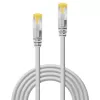 Lindy 2m RJ45 S/FTP LSZH Netzwerkkabel, Grau