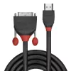 Lindy HDMI-auf-DVI-Kabel, 1 m, Schwarz Line