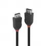 Lindy 1m DisplayPort 1.2 Kabel, Schwarz Line