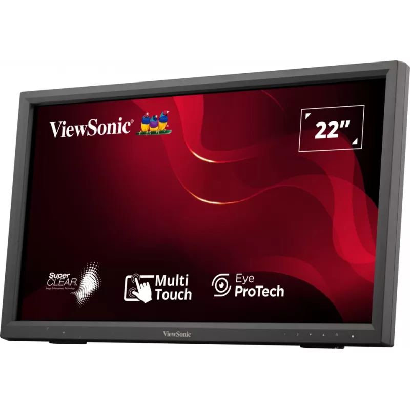Viewsonic TD2223-2 Computer-Monitor 55,9 cm (22 Zoll) 1920 x 1080 Pixel Full HD LCD Touchscreen Schwarz