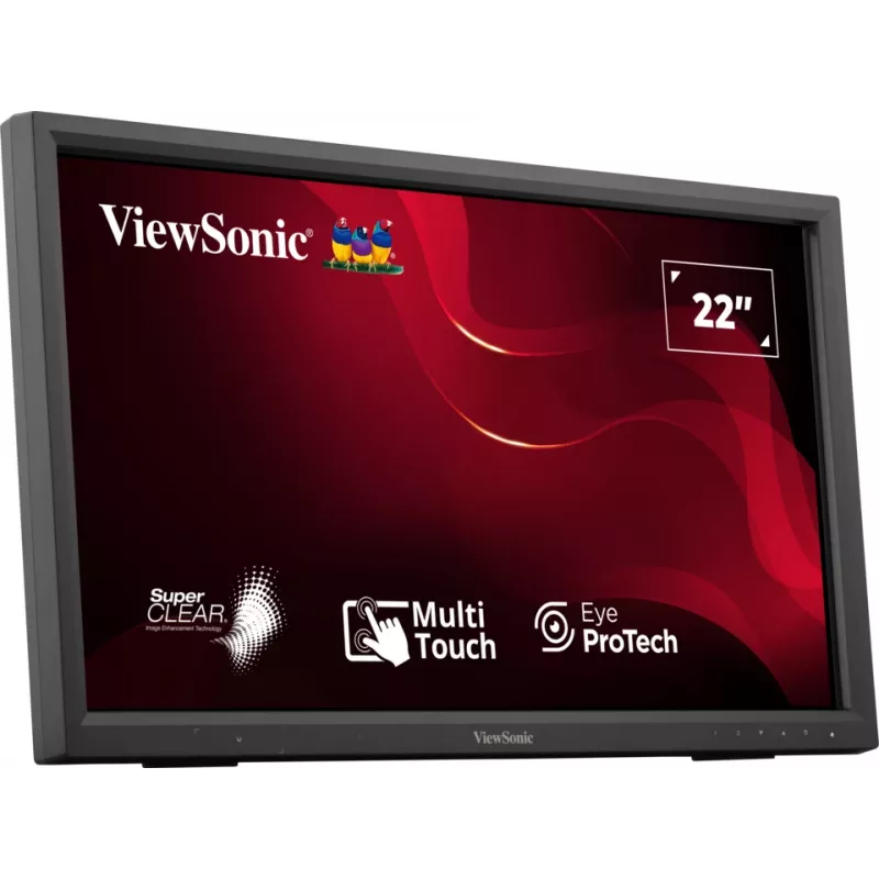 Viewsonic TD2223-2 Computer-Monitor 55,9 cm (22 Zoll) 1920 x 1080 Pixel Full HD LCD Touchscreen Schwarz