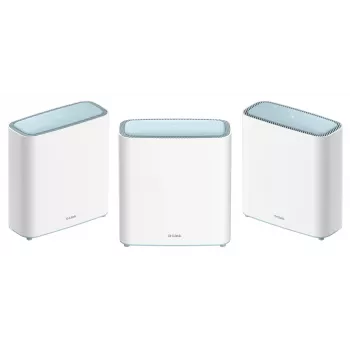 D-Link EAGLE PRO AI AX3200 Mesh-System (3er-Pack), Weiß, Intern, Mesh-System, Strom, Status, 740 m², Dualband (2,4 GHz / 5 GHz)