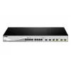 D-Link DXS-1210-12SC/E Netzwerk-Switch Managed L2 10G Ethernet (100/1000/10000) 1U Schwarz, Silber