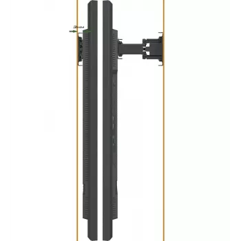 iiyama MD-WM0001 Wandhalterung für Digital Signage Displays 165,1 cm (65 Zoll) Schwarz
