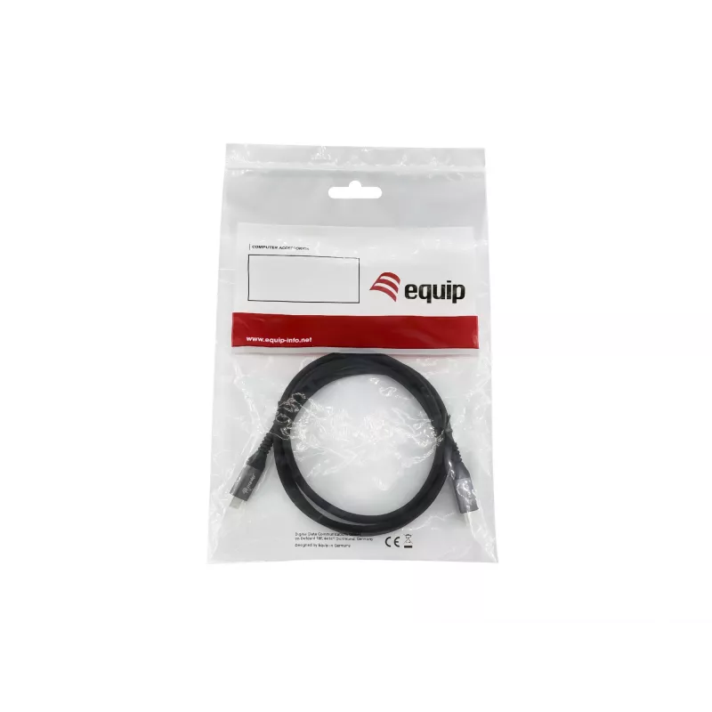 Equip USB 4 Gen 3 C auf C Kabel, M/M, 1,2m, 8K/60Hz, 40Gbps, PD3.1 240W