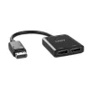 Lindy 38430 Interface-Hub DisplayPort 21600 Mbit/s Schwarz