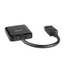 Lindy 38430 Interface-Hub DisplayPort 21600 Mbit/s Schwarz