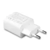 Indoor-Ladegerät Lindy 73413 — universeller AC 100–240 V, Ausgang 12 V 3 A, USB-A + USB-C, weiß