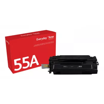 Everyday™ Schwarzer Toner von Xerox kompatibel mit HP 55A (CE255A), Standardkapazität