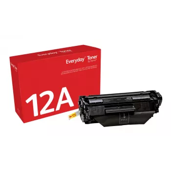 Everyday™ Schwarzer Toner von Xerox kompatibel mit HP 12A (Q2612A), Standardkapazität