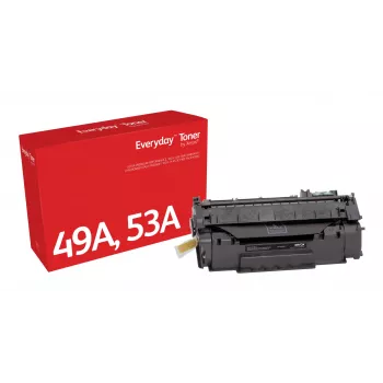 Everyday™ Schwarzer Toner von Xerox kompatibel mit HP 49A 53A (Q5949A/ Q7553A), Standardkapazität
