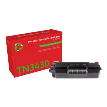 Everyday™ Mono Remanufactured Toner by Xerox kompatibel mit Brother TN-3430, Standardkapazität