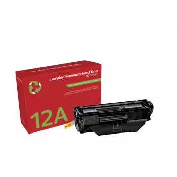 Everyday™ Mono Wiederaufbereiteter Toner von Xerox kompatibel mit HP 12A (Q2612A), Standardkapazität