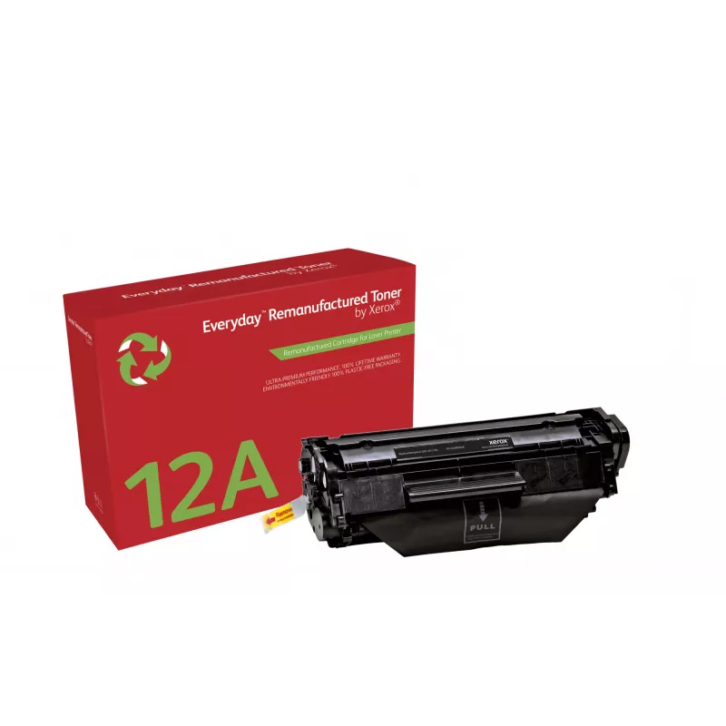 Everyday™ Mono Wiederaufbereiteter Toner von Xerox kompatibel mit HP 12A (Q2612A), Standardkapazität