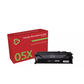 Everyday™ Mono Remanufactured Toner von Xerox, kompatibel mit HP 05X (CE505X), hohe Kapazität