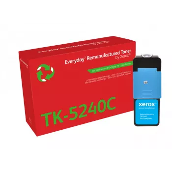 Everyday™ Cyan wiederaufbereiteter Toner von Xerox kompatibel mit Kyocera TK-5240C, Standardkapazität