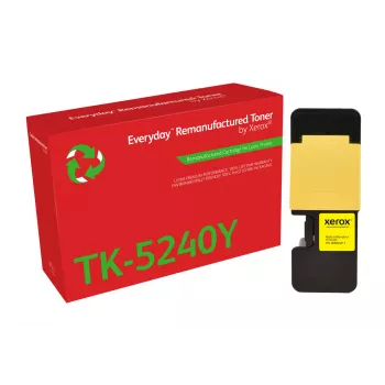 Everyday™ Gelb Remanufactured Toner by Xerox kompatibel mit Kyocera TK-5240Y, Standardkapazität