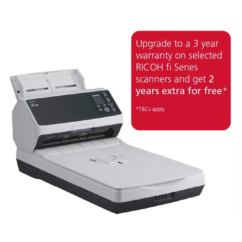 Ricoh fi-8270 ADF + Einzugsscanner 600 x 600 DPI A4 Schwarz, Grau