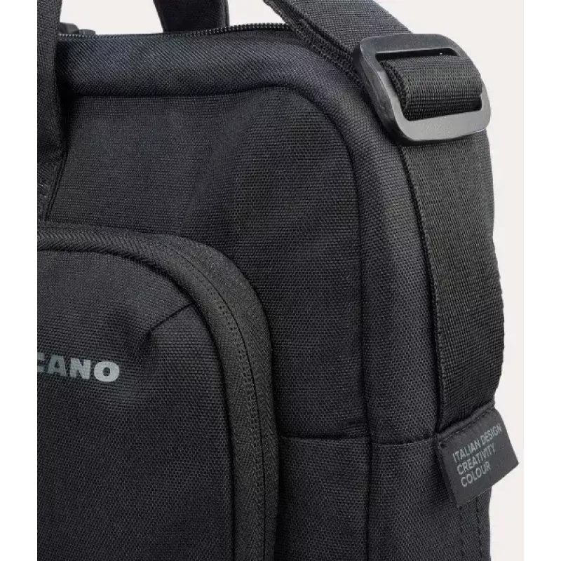 Shopper-Tasche Tucano BORSA NB 17 recycelter Kunststoff Schwarz Blau