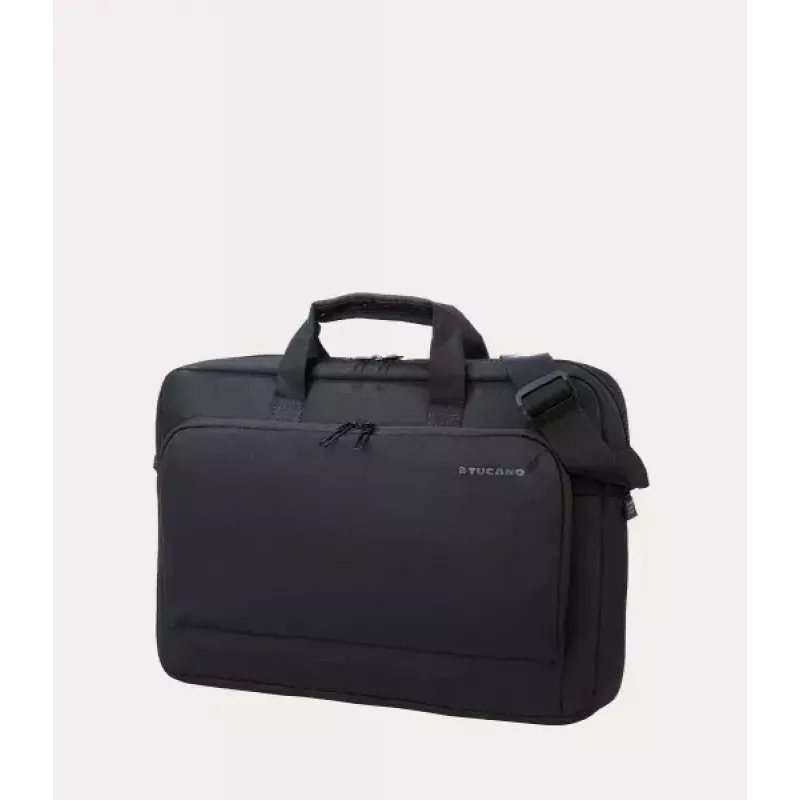 Shopper-Tasche Tucano BORSA NB 17 recycelter Kunststoff Schwarz Blau
