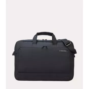 Shopper-Tasche Tucano BORSA NB 17 recycelter Kunststoff Schwarz Blau