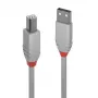 Lindy 3m USB 2.0 Typ A auf B Kabel, Anthra Line, Grau