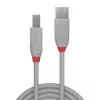 Lindy 3m USB 2.0 Typ A auf B Kabel, Anthra Line, Grau