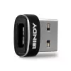 USB 2.0 Low Profile Typ-A-auf-C-Adapter Lindy 41884