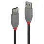 Lindy USB 2.0 Typ-A-auf-Typ-A-Kabel, 0,5 m, Anthra Line