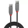 Lindy 2m USB 2.0 Typ A auf A Kabel, Anthra Line
