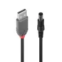 Lindy USB 2.0 Typ A auf 5,5 mm DC-Kabel, 1,5 m