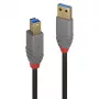 Lindy 2m USB 3.2 Typ A auf B Kabel, 5Gbps, Anthra Line