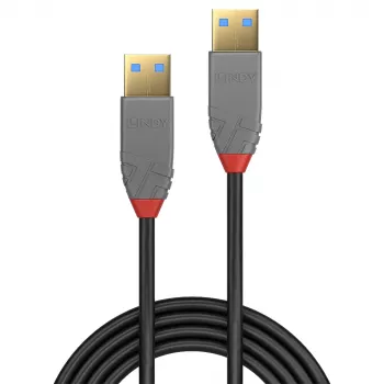 USB-Kabel Lindy 2m USB 3.2 Typ-A-Kabel 5Gbps Anthra Line