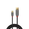 Lindy 2m USB 2.0 Typ A auf C Kabel, Anthra Line