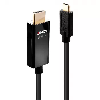 Lindy 2m USB-Typ-C-auf-HDMI-4K60-Adapterkabel mit HDR