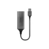 Lindy USB 3.0 Gigabit Ethernet Konverter, Kabelgebunden, USB, Ethernet, 5000 Mbit/s, Silber